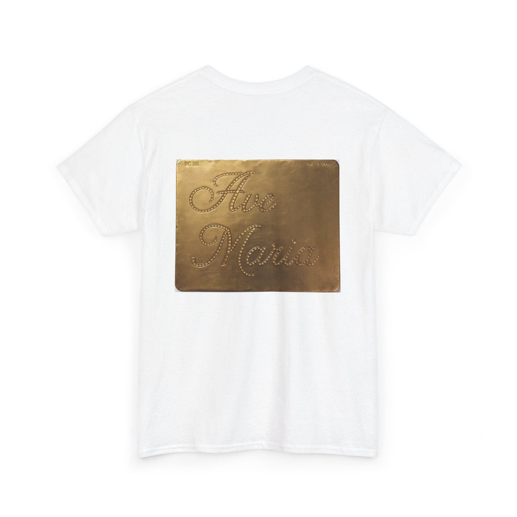 Ave Maria T-Shirt — Catholic Marian Graphic Tee | Christian Faith Shirt