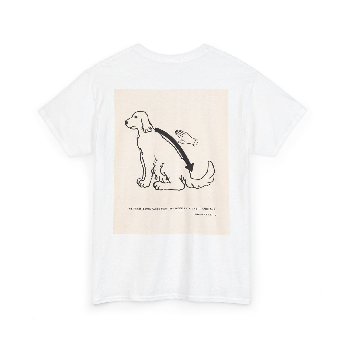 Christian Dog T-Shirt — Proverbs 12:10