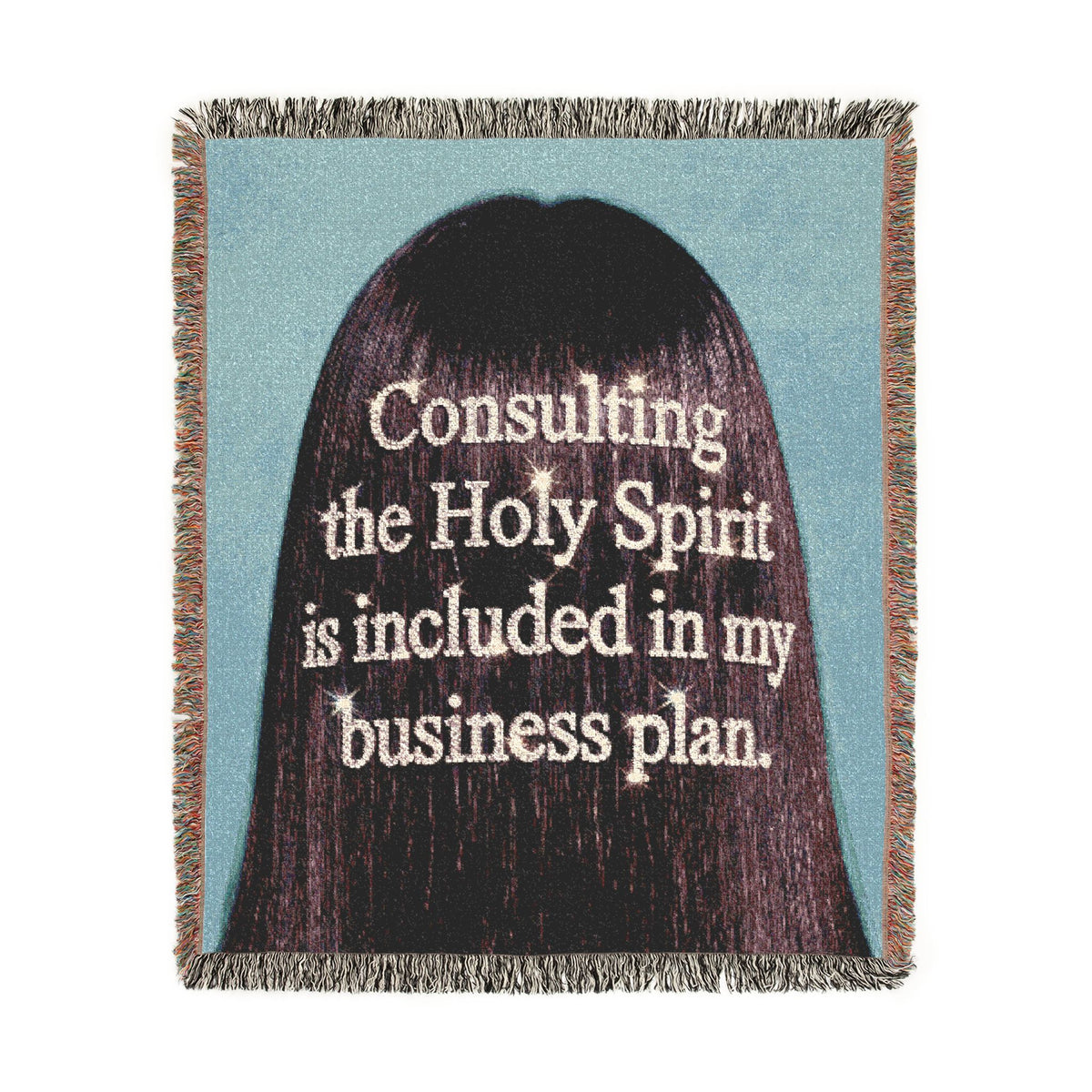 Consulting the Holy Spirit — Christian Woven Blanket