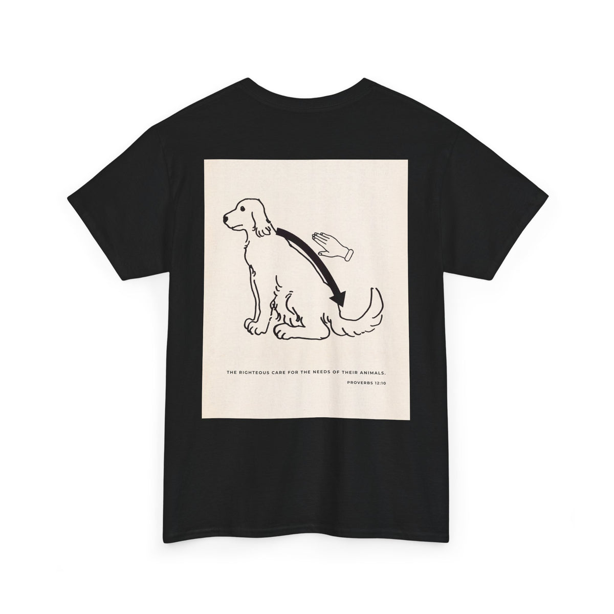 Christian Dog T-Shirt — Proverbs 12:10