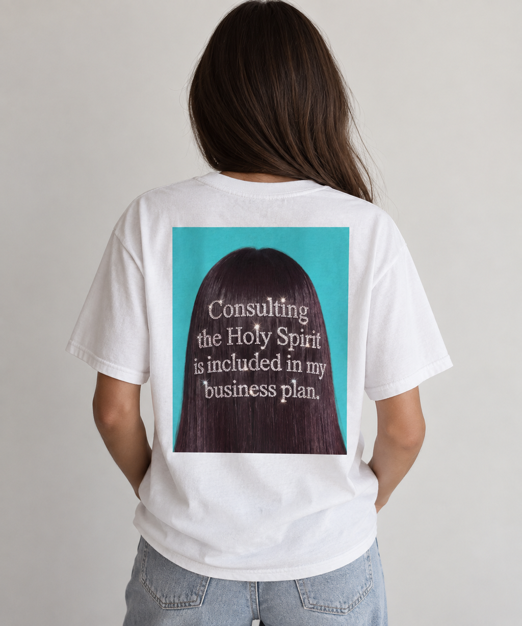 Consulting the Holy Spirit — Christian Business T-Shirt