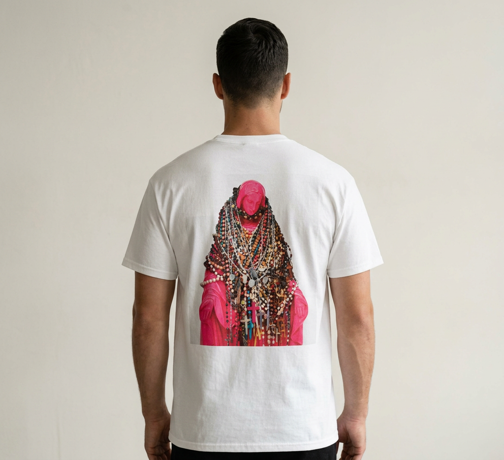 Virgin Mary T-Shirt — Catholic Rosary Madonna