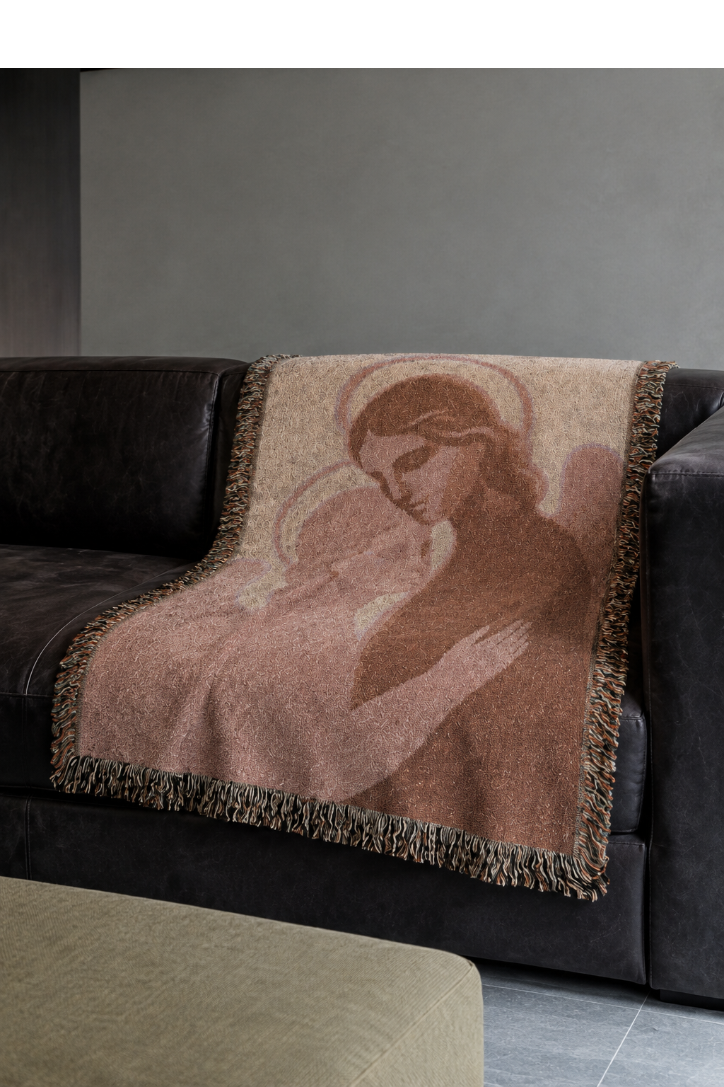 Guardian Angel Wall Tapestry — Christian Children Blanket