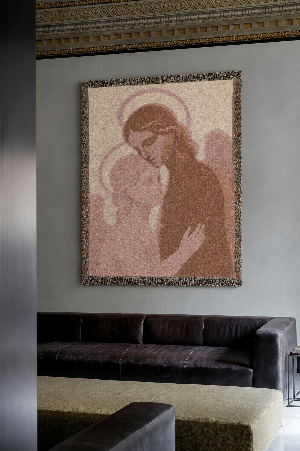 Guardian Angel Wall Tapestry — Christian Children Blanket