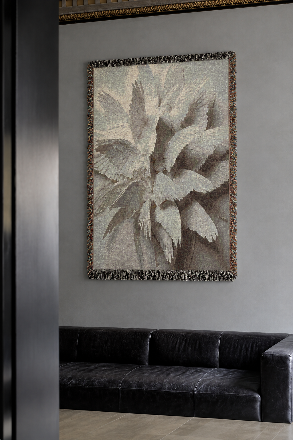 Fear Not — Biblical Angel Woven Blanket Wall Tapestry