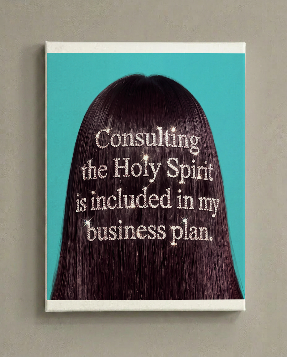 Consulting the Holy Spirit — Christian Office Canvas