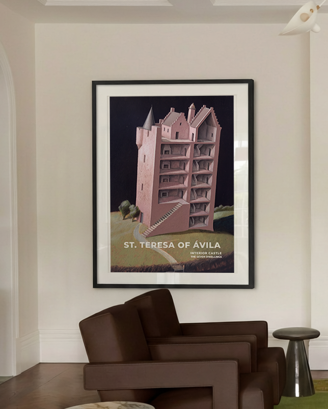 St. Teresa of Ávila Framed Art — Interior Castle