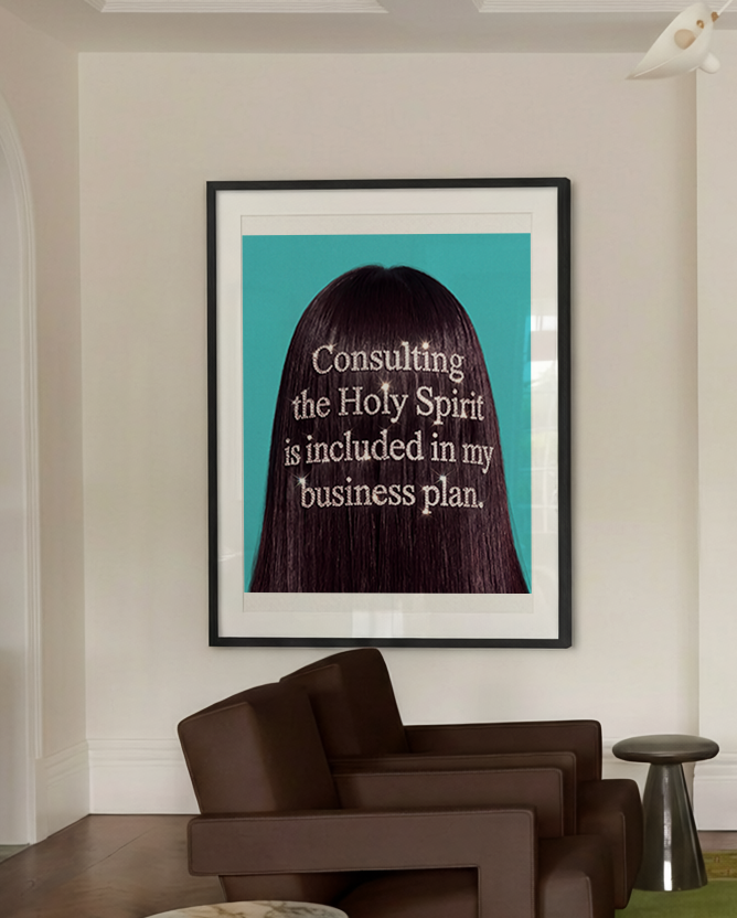 Consulting the Holy Spirit — Christian Office Framed Art