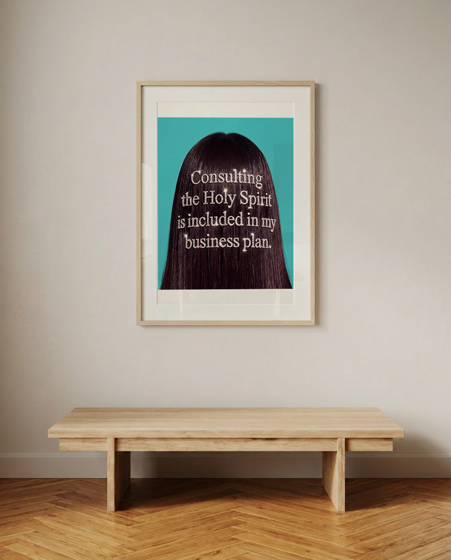 Consulting the Holy Spirit — Christian Office Framed Art