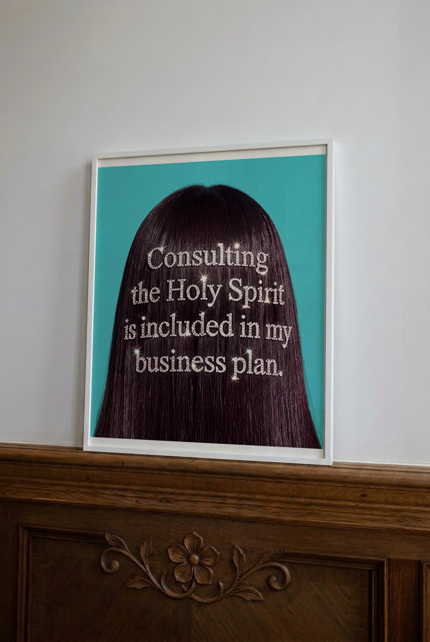 Consulting the Holy Spirit — Christian Office Framed Art