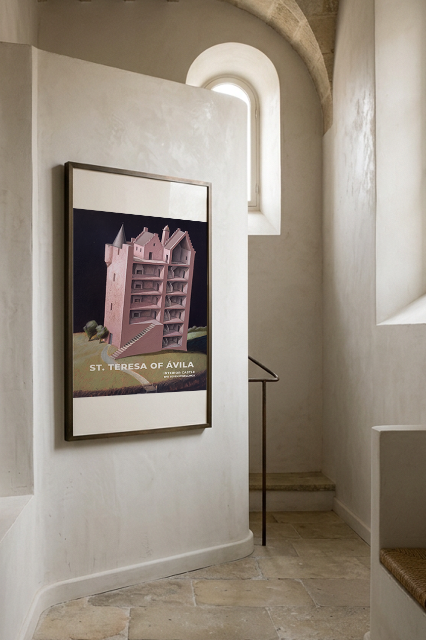 St Teresa of Ávila, Interior Castle — Catholic Wall Art Poster