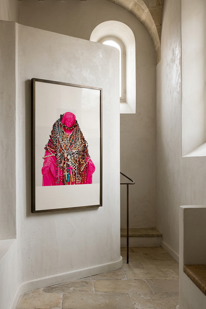 Virgin Mary Poster — Catholic Rosary Madonna