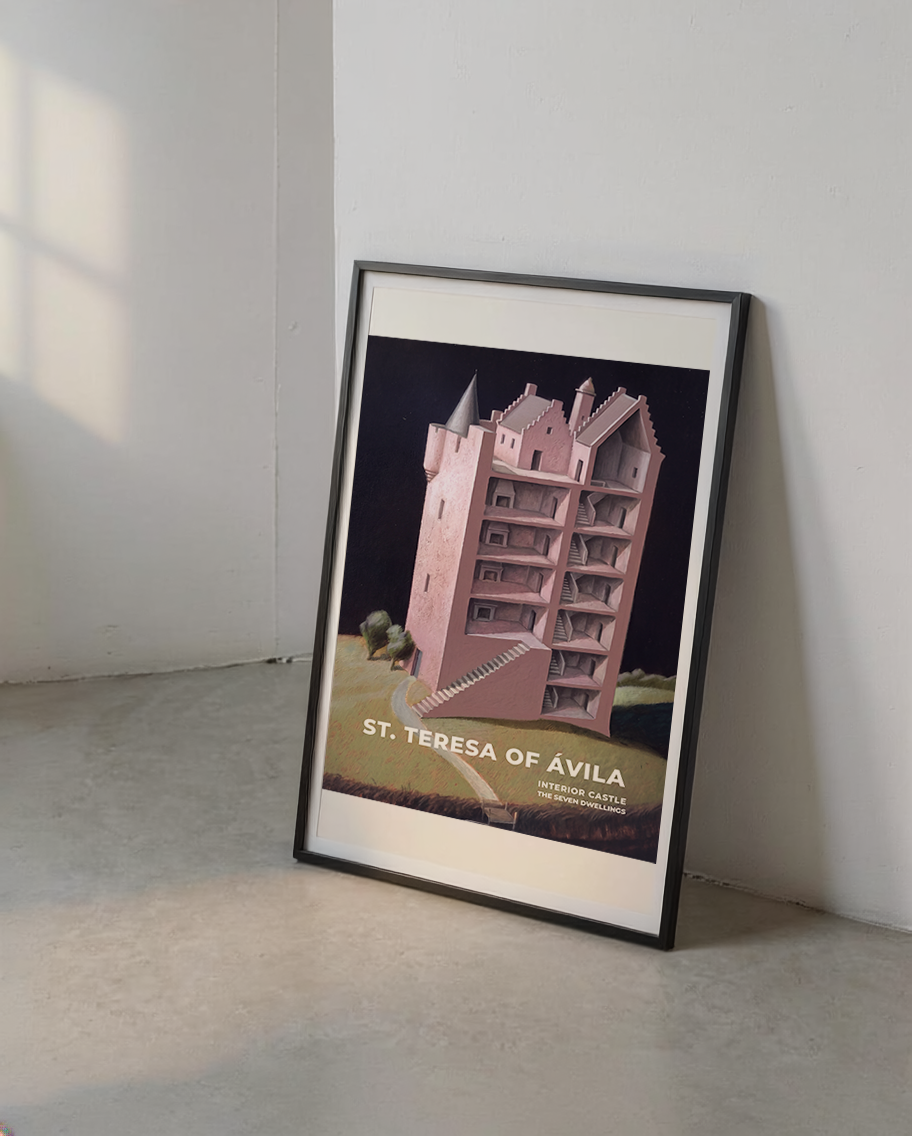 St Teresa of Ávila, Interior Castle — Catholic Wall Art Poster