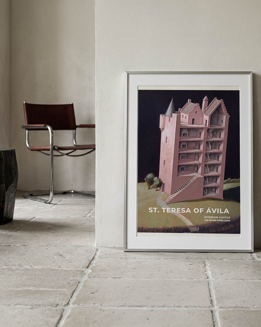 St Teresa of Ávila, Interior Castle — Catholic Wall Art Poster