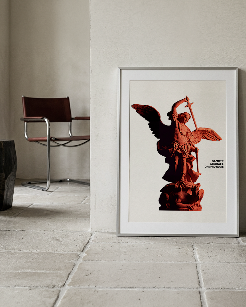 Saint Michael Archangel Poster — Sancte Michael, Ora Pro Nobis