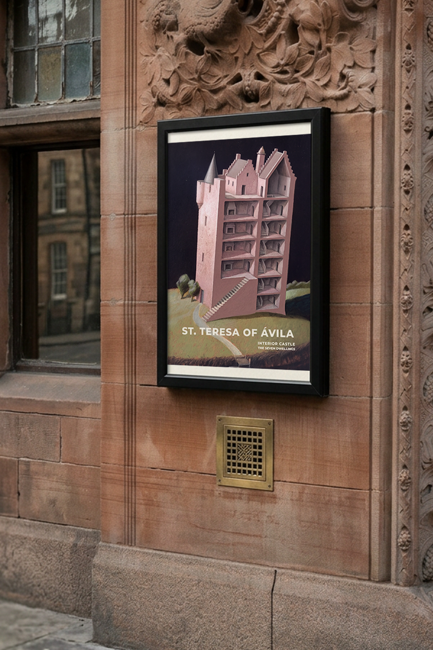 St Teresa of Ávila, Interior Castle — Catholic Wall Art Poster