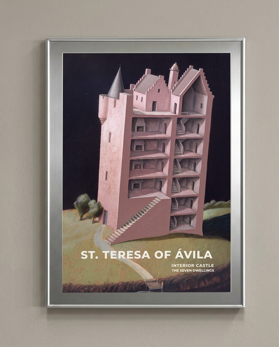 St Teresa of Ávila, Interior Castle — Catholic Wall Art Poster