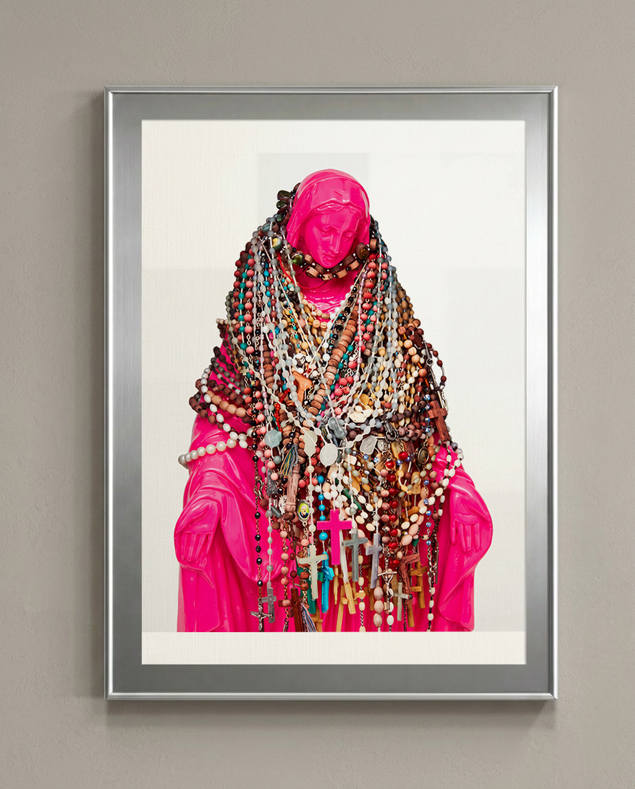 Virgin Mary Poster — Catholic Rosary Madonna