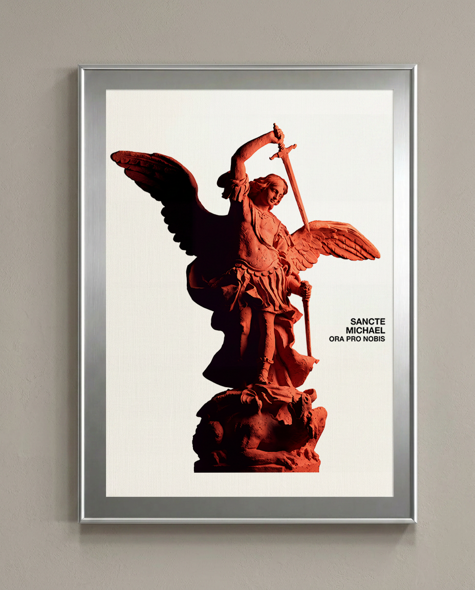 Saint Michael Archangel Poster — Sancte Michael, Ora Pro Nobis