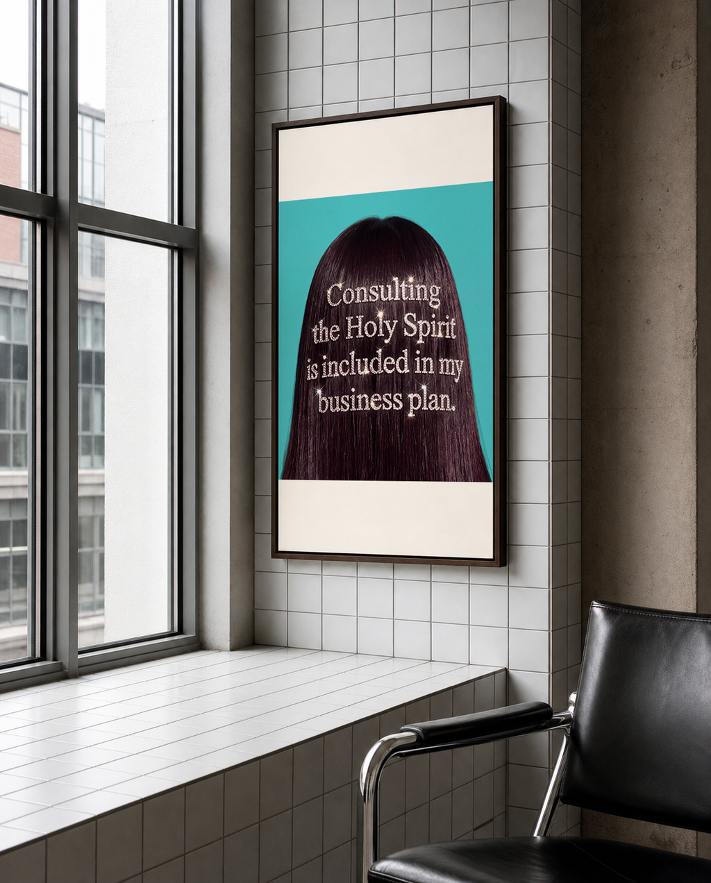 Consulting the Holy Spirit — Christian Business Poster