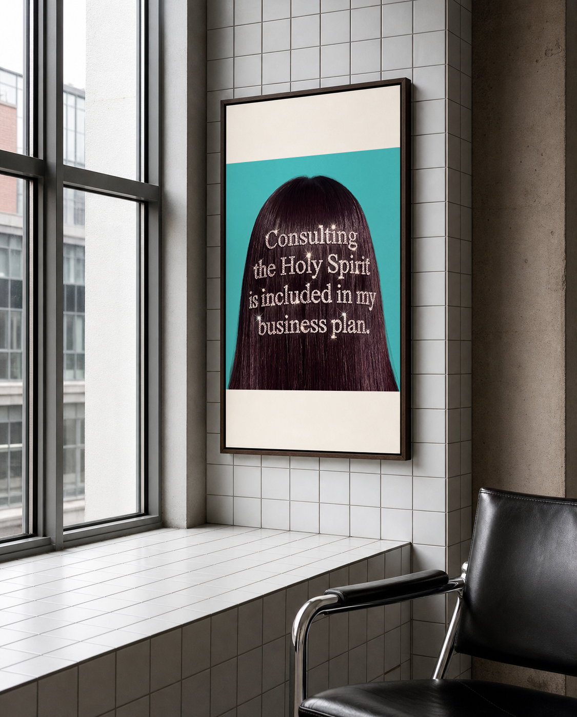 Consulting the Holy Spirit — Christian Business Poster