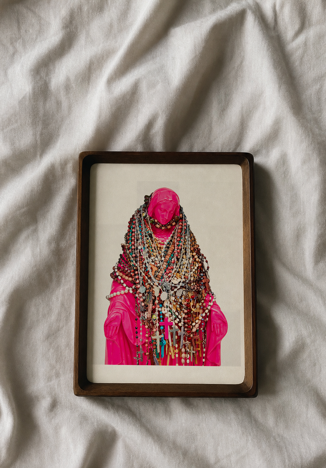 Virgin Mary Poster — Catholic Rosary Madonna