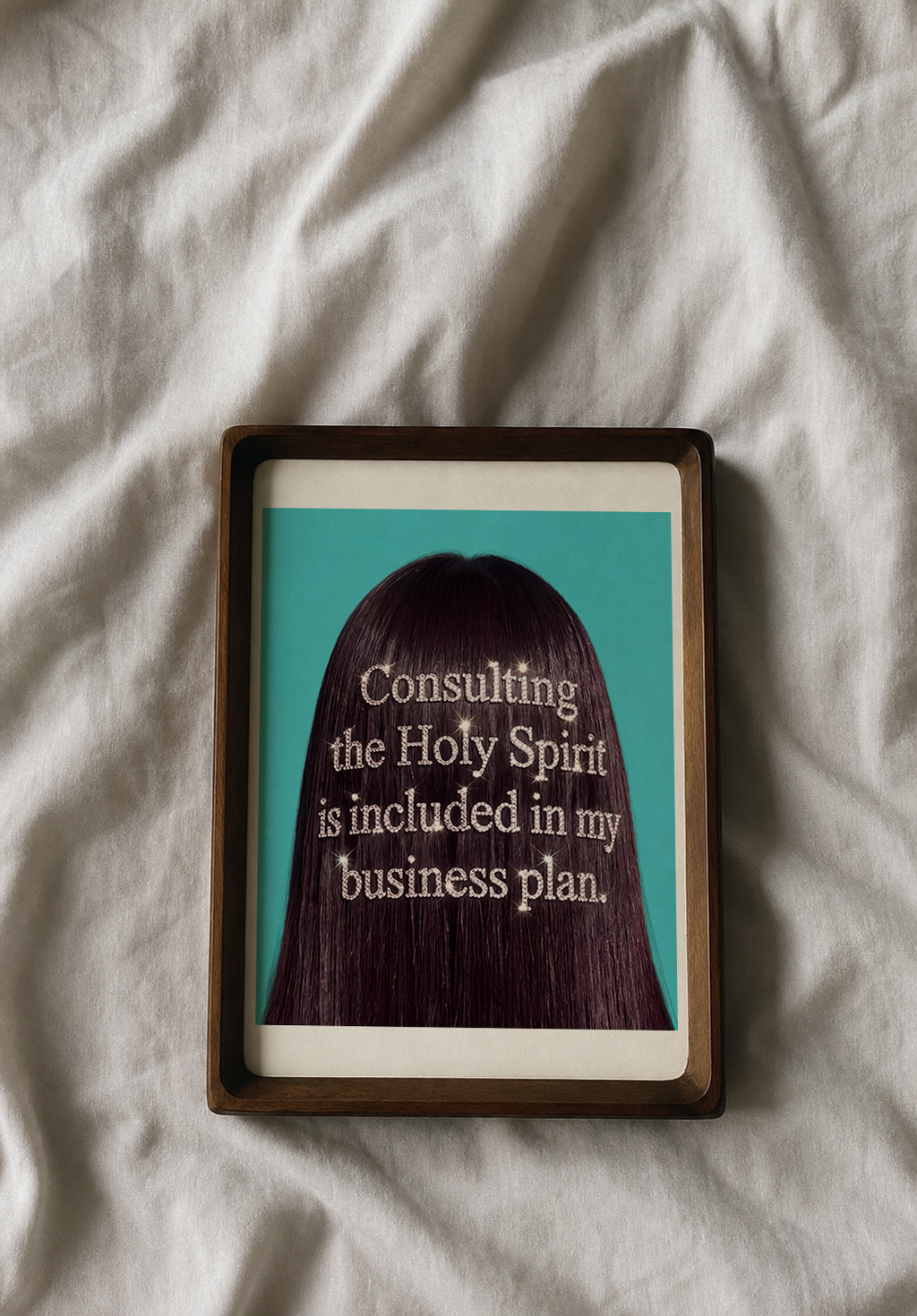 Consulting the Holy Spirit — Christian Business Poster